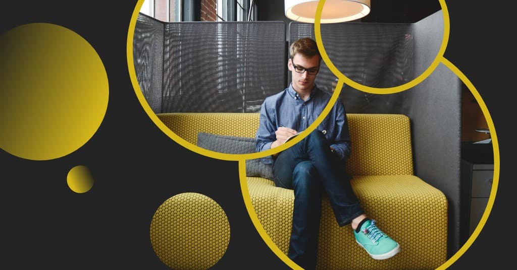 Yellow Reality Circles Real Estate Responsive Landscape Responsive Landscape Art