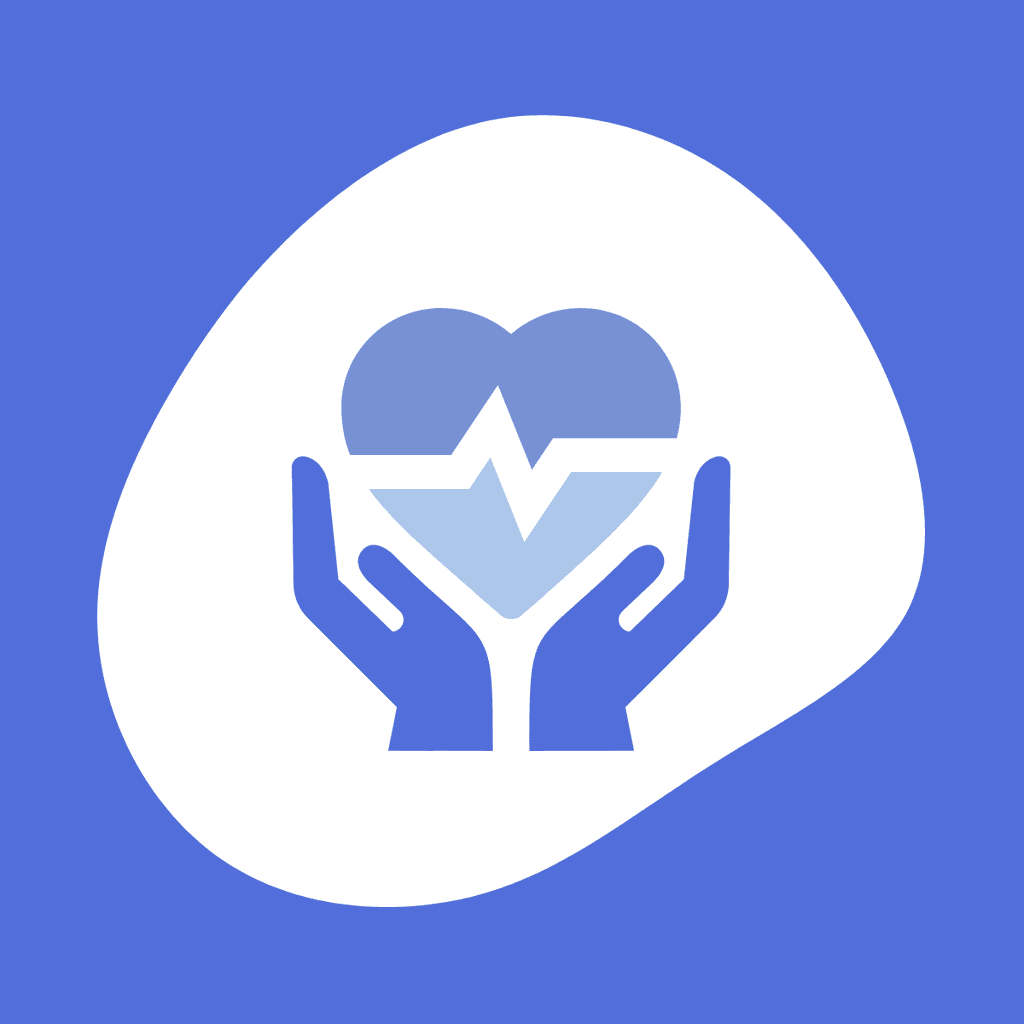 Healthcare Blue Life Health Responsive Square Responsive Square Art