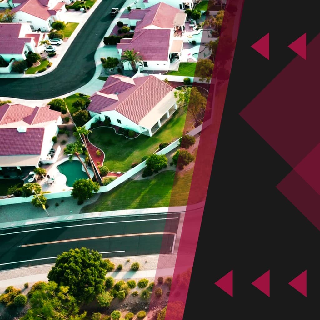 Modern Peaceful Neighborhood Real Estate Responsive Square Responsive Square Art