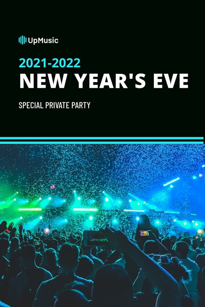 New Year's Special Private Party Pinterest Pin Tall