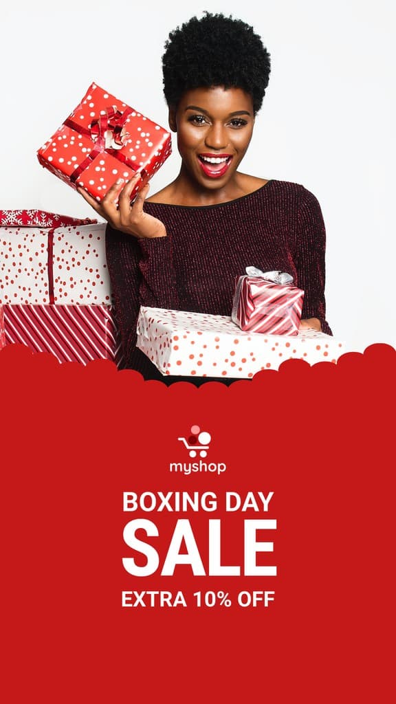 Gift Boxes Boxing Day Sale Story