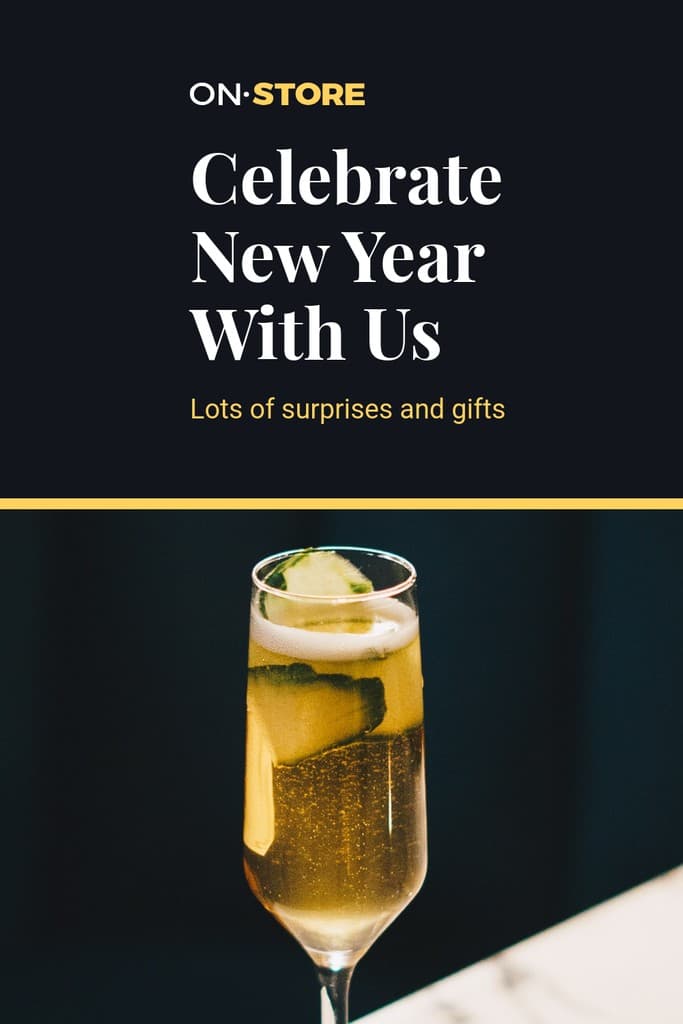 Celebrate New Year with Us Pinterest Pin Tall