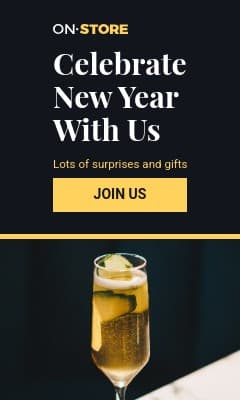 Celebrate New Year with Us Vertical Rectangle