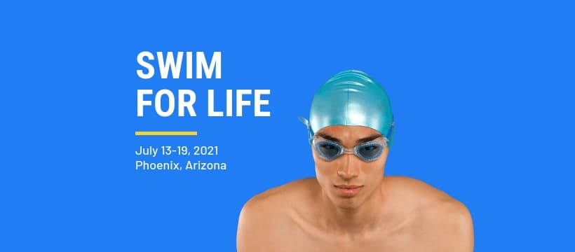 Swim for Life Charity Event Facebook Cover