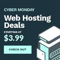 Cyber Monday Web Hosting Deals Small Square