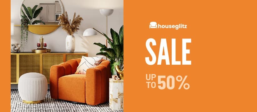 Orange House Furniture Sale Facebook Cover