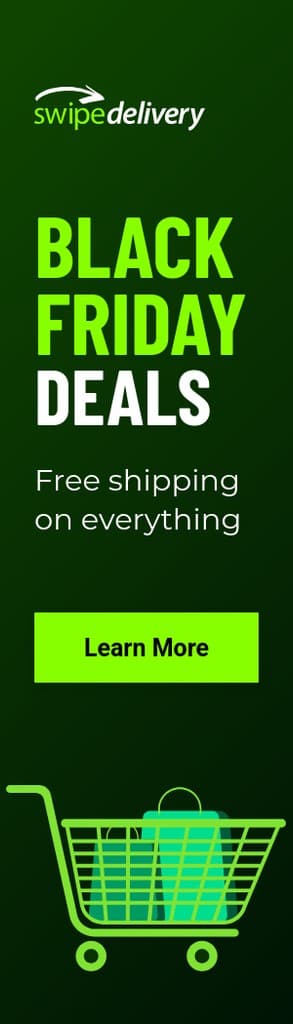 Green Delivery Black Friday Portrait