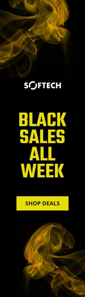 Black Friday Yellow Sales All Week Portrait