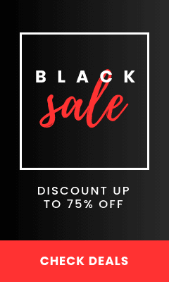 Red Style Black Friday Sale Vertical Rectangle