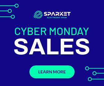 Electronic Shop Cyber Monday Sales Large Rectangle