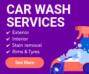 Full Car Wash Service Package Animated Small Rectangle