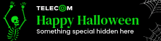 Happy Special Halloween with Green Skeleton Half Banner