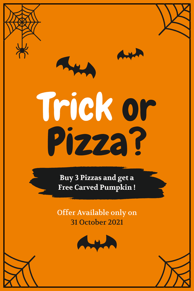 Halloween Trick or Pizza