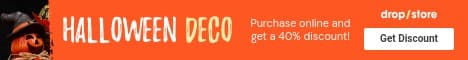 Halloween Deco Online Discount Main Banner
