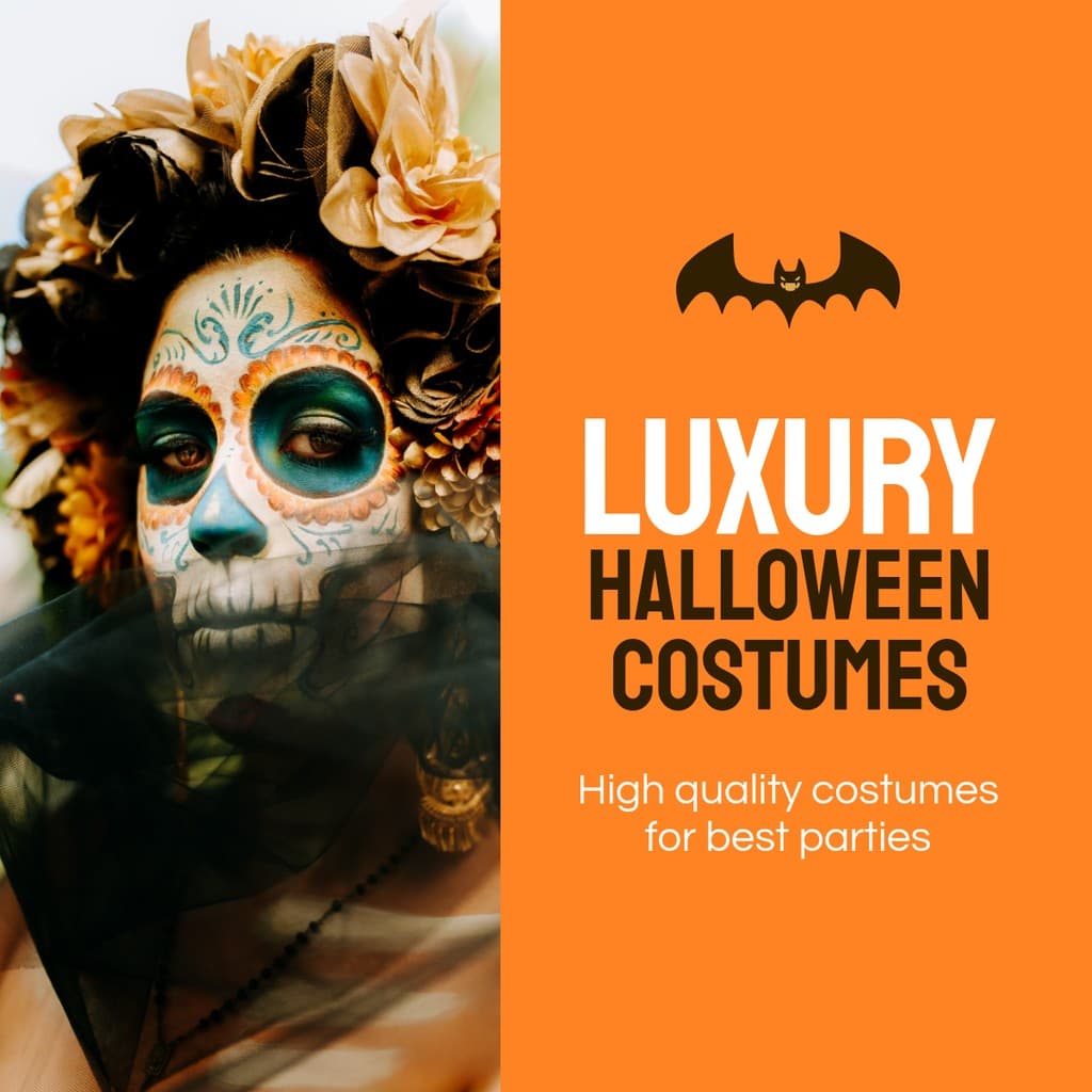 Luxury Quality Halloween Costumes Facebook Square Post