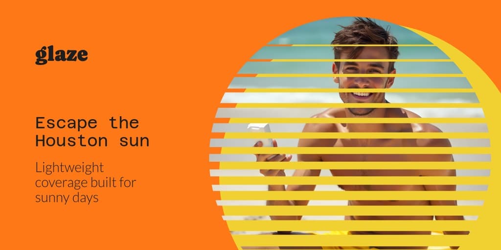 Escape Houston Sun Glaze Skincare Animated X Image Post