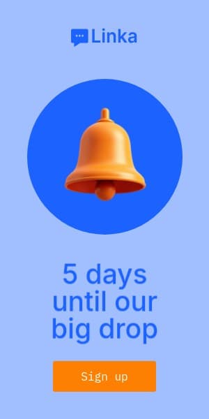 Big Drop Bell Linka Software Animated Half Page