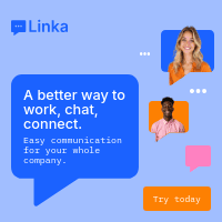 Team Chat Connect Linka Software Animated Small Square