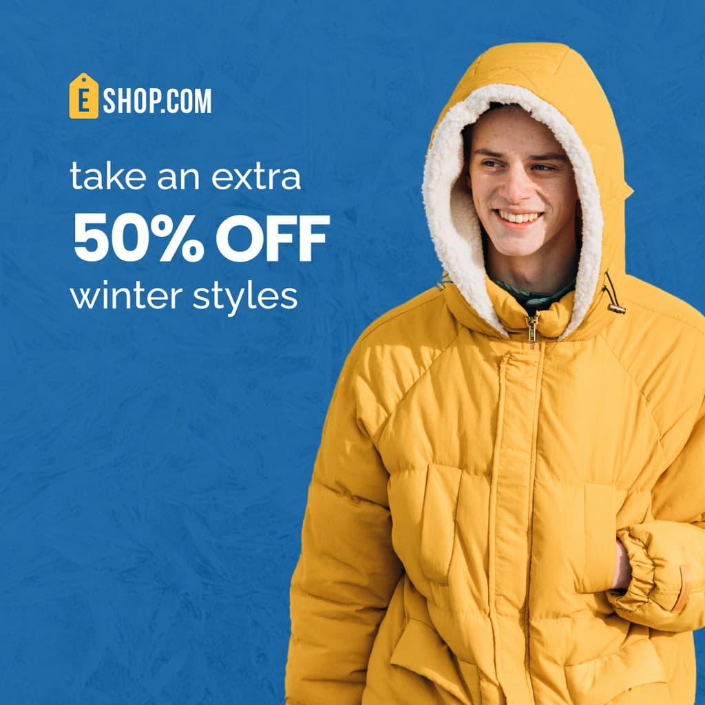 Winter Style Extra Promo Facebook Square Post