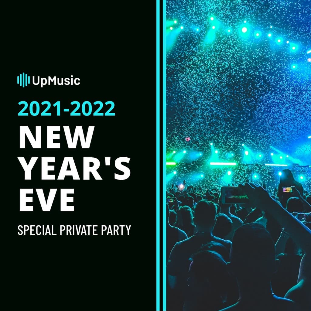 New Year's Special Private Party Facebook Square Post