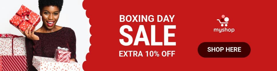Gift Boxes Boxing Day Sale Billboard