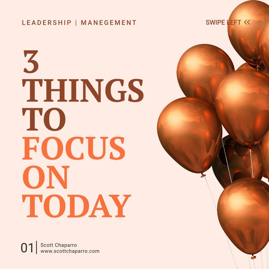 Things To Focus on Today Carousel Carousel