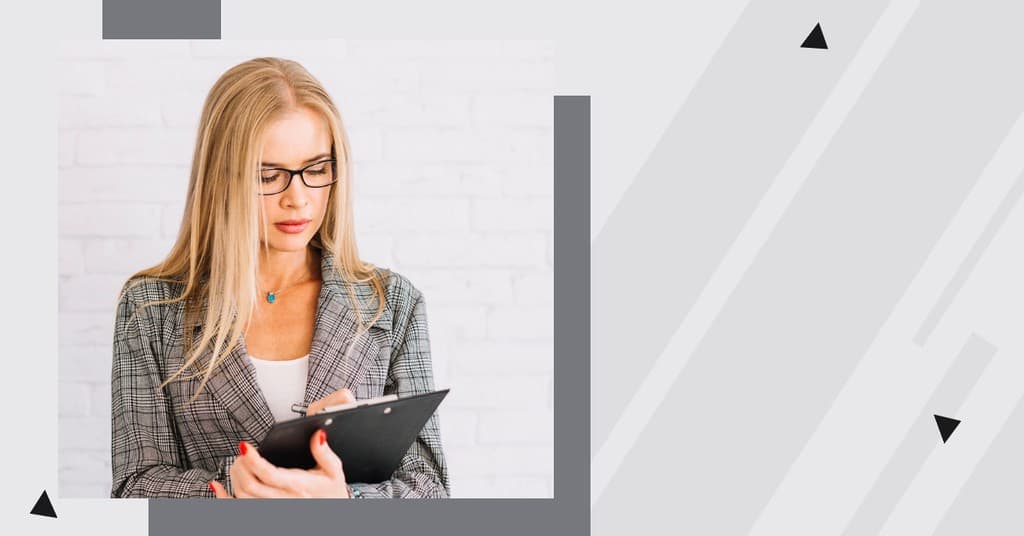 Classy Blonde Analyst Business Responsive Landscape Responsive Landscape Art