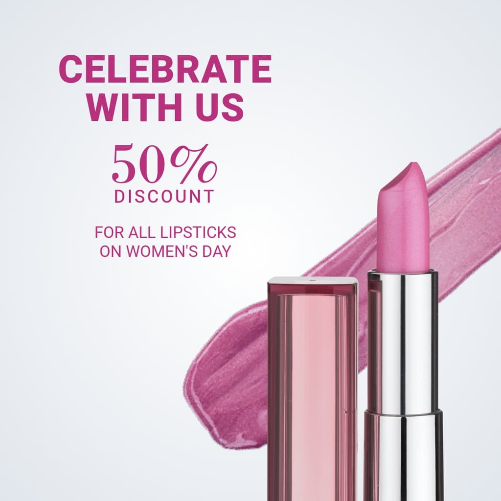 Celebrate Women's Day Lipstick