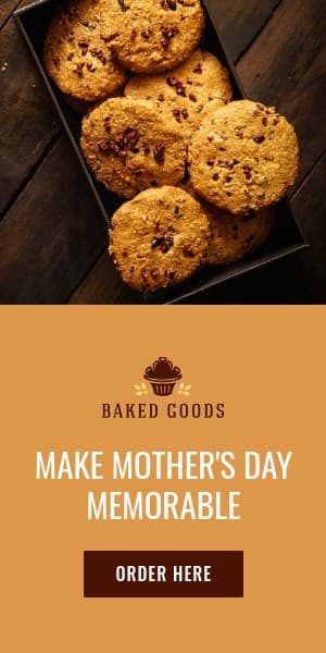Make Mother's Day Memorable Bakery Half Page
