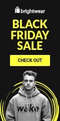 Hoodie Black Friday Yellow Sale Vertical Banner