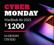 Cyber Monday Colorful MacBook Air Small Rectangle