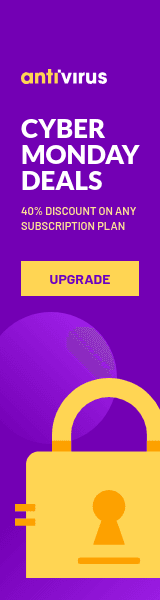 Cyber Monday Antivirus Subscription Deals Wide Skyscraper