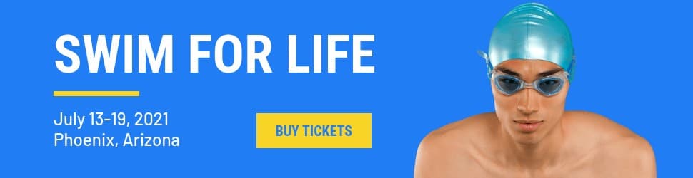 Swim for Life Charity Event Billboard