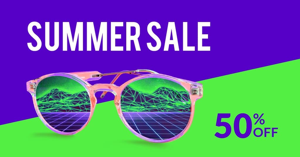 Eyewear Summer Sale Facebook Sponsored Message