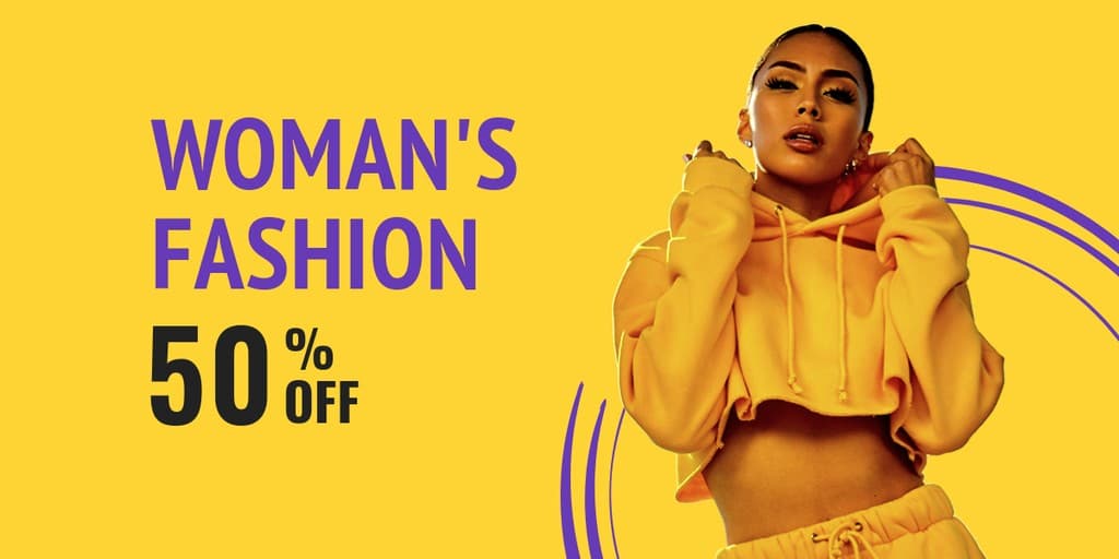 Yellow Purple Woman's Fashion Deal X Image Post