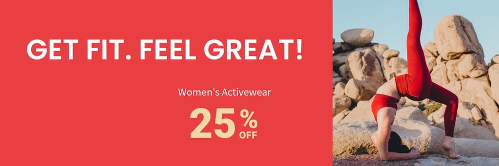 Get Fit with Women's Activewear X Header