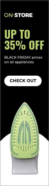 Black Friday Prices on all Appliances Wide Skyscraper