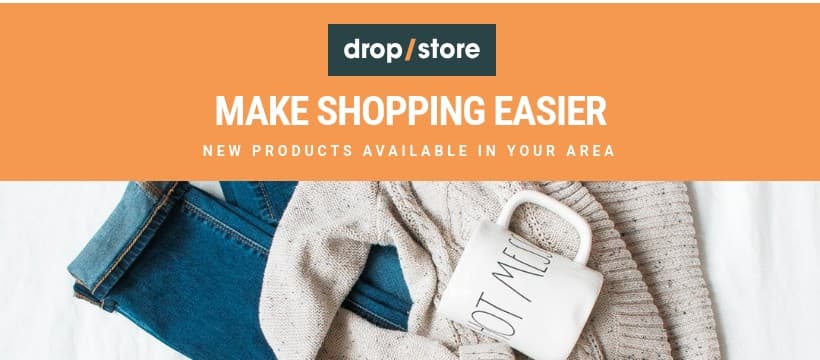 Make Shopping Easier Drop Store Facebook Cover
