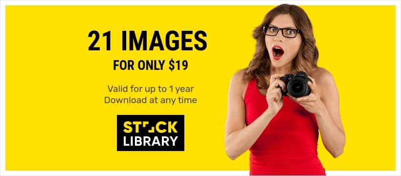 Yellow Image Stock Library Facebook Cover