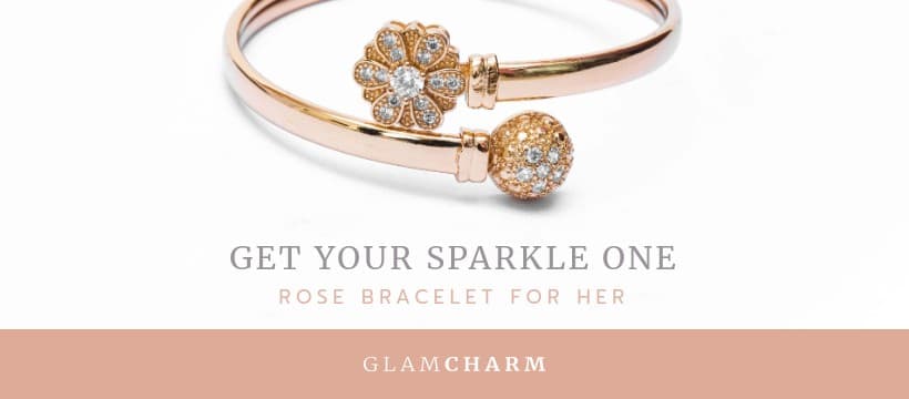 Sparkle One Rose Bracelet Facebook Cover