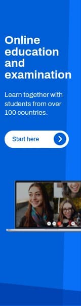 Online Education and Examination Wide Skyscraper
