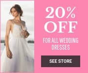 Discount on All Wedding Dresses Small Rectangle