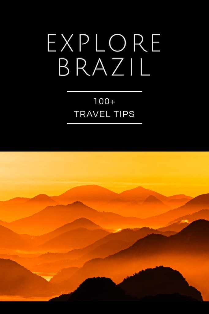 Travel Tips to Explore Brazil Pinterest Pin Tall