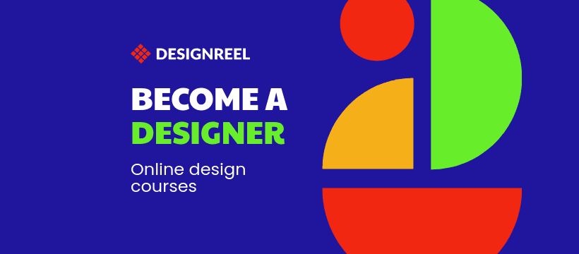 Become a Designer Colorful Online Courses Facebook Cover