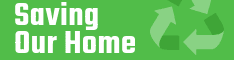 Save our Home and Recycle Earth Day Half Banner