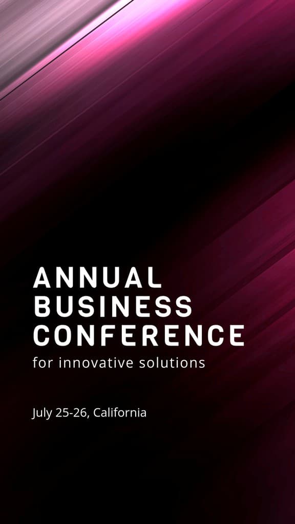 Business Innovation Conference Story