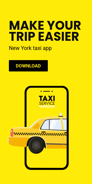 Make Your Trip Easier with Taxi App Half Page