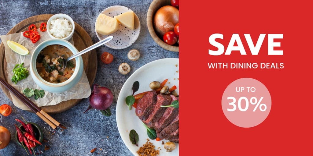 Save Money with Dining Deals X Image Post