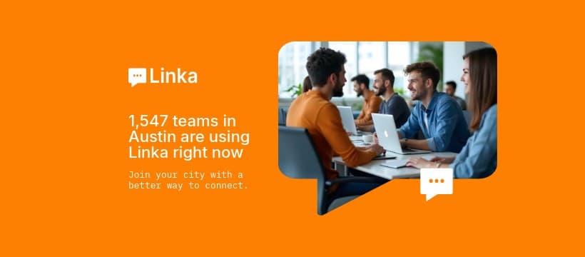 Connect Austin Teams with Linka Animated Facebook Cover