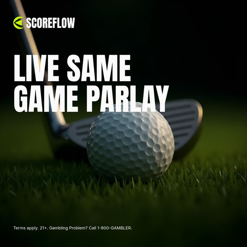 Live Game Parlay Golf Scoreflow Betting Animated 